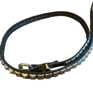 Black Studded Belt size XL